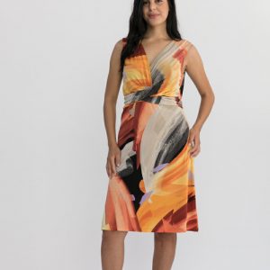 Amazing wrap,floral print,midi dress,size 54,3142